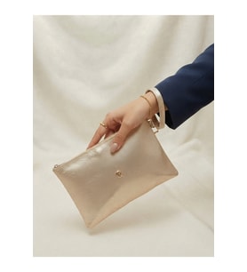 Kadın Clutch ve Portföy El Çantası Model Günlük Bilek Askılı Kadın 17x28 cm