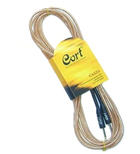 Cort CA525NAT Noisless Enstrüman Kablosu Gürültüsüz Gitar Kablosu - 5m / Şeffaf Natürel