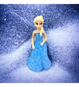 Karlar Prensesi Frozen Elsa Led Işık (Mavi)