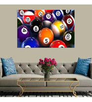 Miyrem Exclusive Serie"  Bilardo Topları Kanvas Tablo