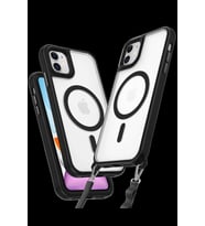 Pilelistore   iPhone 12 Kılıf Enka Magsafe Silikon Kılıf - Siyah