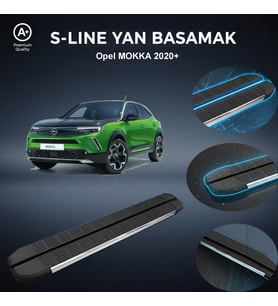 Opel Mokka S-Line Premium Krom Yan Basamak 2020 Sonrası