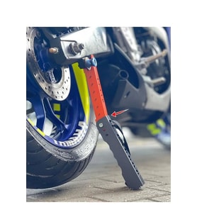 Motosiklet Taşınabilir İttir Maşa Krikosu Motor Lifti Teker Döndürme Zincir Yağlama Aracı_Supermoto (Renksiz)