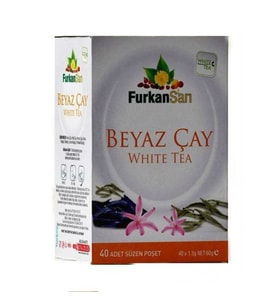 Furkan Sarı Beyaz Çay Süzen Poşet 40 x 1.5 G