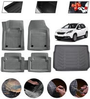 Peugeot 2008 2013-2019 Uyumlu Paspas Araca Özel Bagaj Havuzu MBS Gri