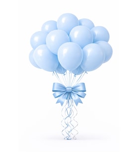 Beysüs Mavi Makaron Balon 20 adet 12inç
