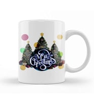 Merry Christmas Yılbaşı Yeni Yıl Konseptli 08 Kupa Bardak Porselen