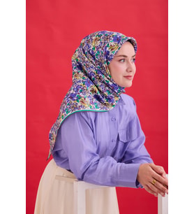 24 Silk Home Twill İpek Eşarp 11477