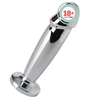 Astarte Şarjlı Titreşimli Çelik P-Spot Plug 12 cm