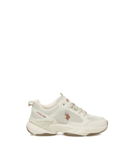 U.S. Polo Assn. MAYBE WMN 5PR 102032842 Kadın Spor Ayakkabı Bej 36-40