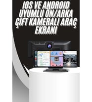 10.2 İnç Çift Kameralı Araç Ekranı Tüm Cihazlara