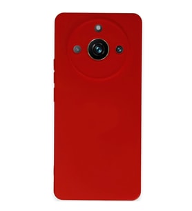 Realme 11 Pro Kılıf Nano içi Kadife Silikon - Kırmızı