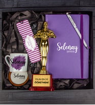 eJOYA Öğretmenlere Özel Oscar Ödülü Hediye Kutusu 110618 (Model 5)