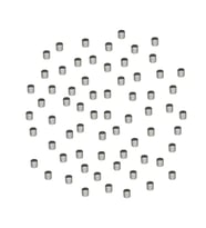 Cam Kriko Teli Uç Pimi - 5 mm X 4 mm / 1.7 mm Metal Yumuşak (Beyaz)