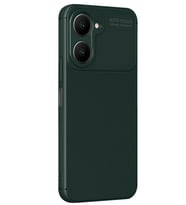 Newface Vivo Y18 Kılıf Auto Focus Karbon Kapak - Koyu Yeşil