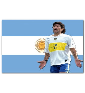 Cakatablo Diego Maradona Buka Junior Takımında MDF Tablo