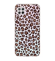 Huawei P40 Lite Uyumlu Leopar Desenli Şeffaf Telefon Kılıfı
