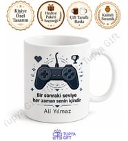 Gamer Hediyesi Kişiye Özel Baskılı Kupa Bardak Oyuncu Hediyesi Mug