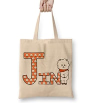 Bts Meets Bt21 Jın Bez Çanta Uzun Saplı