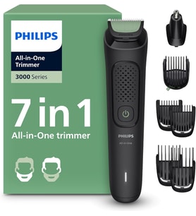Philips 7'Si 1 Arada Erkek Bakım Seti, Ayarlanabilir Sakal Tarağı, 60 Dakika Çalışma Süresi, Kendini