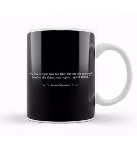 Mindfulness Rasheed Ogunlaru Quote Kupa Bardak Porselen