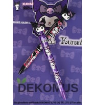 DEKOMUS İLE YENİ SEZON LİSANSLI KUROMI YÜZ FİGÜRLÜ VERSATİL UÇLU KALEM 0.7 MM (Krem)