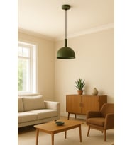 Verde Dome Sarkıt Lamba Sarkıt Lamba-Avize - Modern Endüstriyel Mufak Hol Cafe Salon Avize