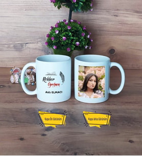 Rehber Öğretmen Kupa Bardak Beyaz Fotoğraflı Öğretmenler Günü Hediyesi