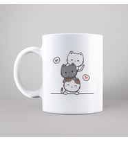 Kedi Tasarımlı Kupa