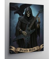 Kanvas Tablo Death Solo ve Gotik Gitarcı
