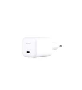 AS74 25W PD 3A Type-C Çıkışlı Şarj Adaptörü Başlık Beyaz