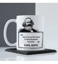 Karl Marx Esprili Kahve Kupası