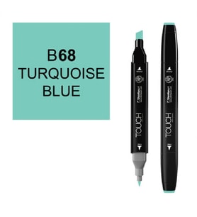 TOUCH TWIN B68 ÇİFT UÇLU MARKER TURQUOISE BLUE
