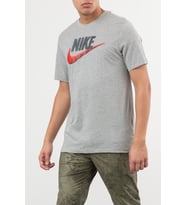 Nike Sportswear Brand Mark Tee Erkek Günlük Tişört Gri