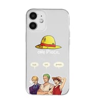 Iphone 12 Uyumlu One Piece Karakterler Tasarımlı Şeffaf Telefon Kılıfı