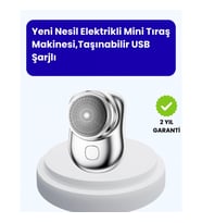 Mey İthalat® Cep Tipi Elektrikli Tıraş Makinesi – Güçlü, Sessiz, Su Geçirmez ve Ultra Taşınabilir