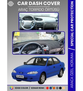 HYUNDAİ ELANTRA (1995-2000) Torpido Örtüsü Ön Panel Halı Torpido Koruma Tam Uyum UV Koruma Kaymaz