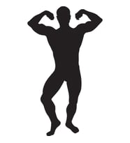 BODY GYM FOLYO STİCKER DERSTV1097 20cm uzunluk (Karışık)
