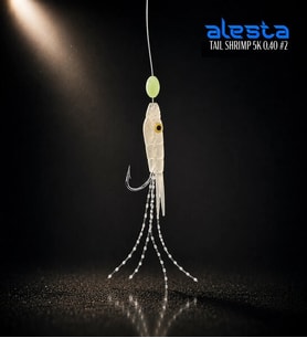 ALESTA TAIL SHRIMP RIG X0284 6 KÖSTEK HAZIR TAKIM 0.30MM NO:6 İĞNE