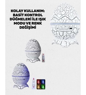 Galaksi Projektör Gece Lambası 4'ü 1 Arada Bluetooth Hoparlör