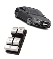 Audi A8 Kromlu Arka Cam Makam Anahtarı Beyaz Işıklı 2018 Üzeri