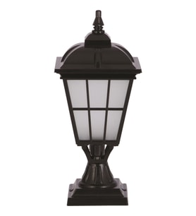 AVONNI BSU-68046-BSY-M1-OP Siyah Boyalı Dış Mekan Aydınlatma E27 Aluminyum Cam 23cm