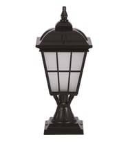 AVONNI BSU-68046-BSY-M1-OP Siyah Boyalı Dış Mekan Aydınlatma E27 Aluminyum Cam 23cm