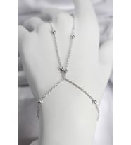 316L Çelik Gümüş Renk Top Zincirli Kadın Şahmeran 5886 - HPSBYI3094-5398