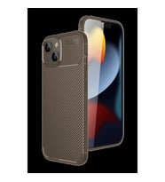 Apple İphone 15 Kılıf Auto Focus Karbon Kapak - Kahverengi