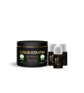 Liquid Keratin Yıpranmış Saçlara Bakım Onarıcı Keratin Seti (Serum ve Maske)