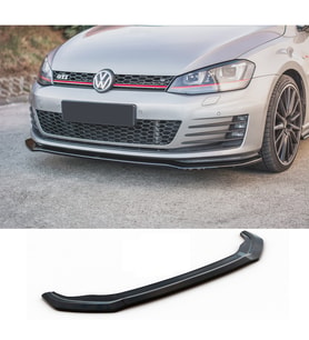 Vw Golf 7 Gtı Tampon Ön Lip Plastik Parlak Siyah karlık-ön-ek-bodykit 2012 2013 2014 2015 2016 2017