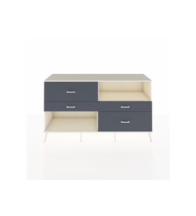 Hyperion Konsol Tek Raflı 4 Çekmeceli  176x44x99 Aytaşı-Aytaşı/Antrasit