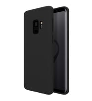 Samsung Galaxy S9 İnce Mat Silikon Kılıf Siyah