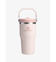 Stanley Iceflow Flip Straw Tumbler Pipetli Termos Bardak, Pembe Kuvars (Rose Quartz), 0.60 Litre